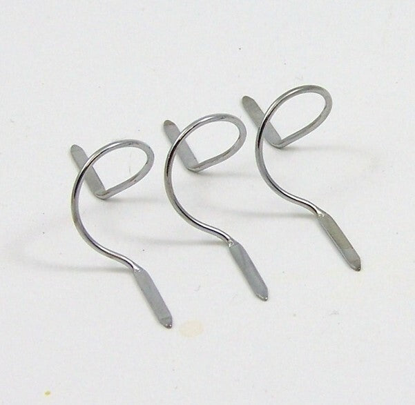 Anneaux universels Snake Brand Snake - Anneaux chromés Ecoat pour canne à mouche