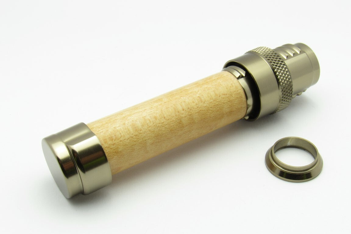 Garrison Style Downlock Rollenhalter smoked titanium mit Kork Insert