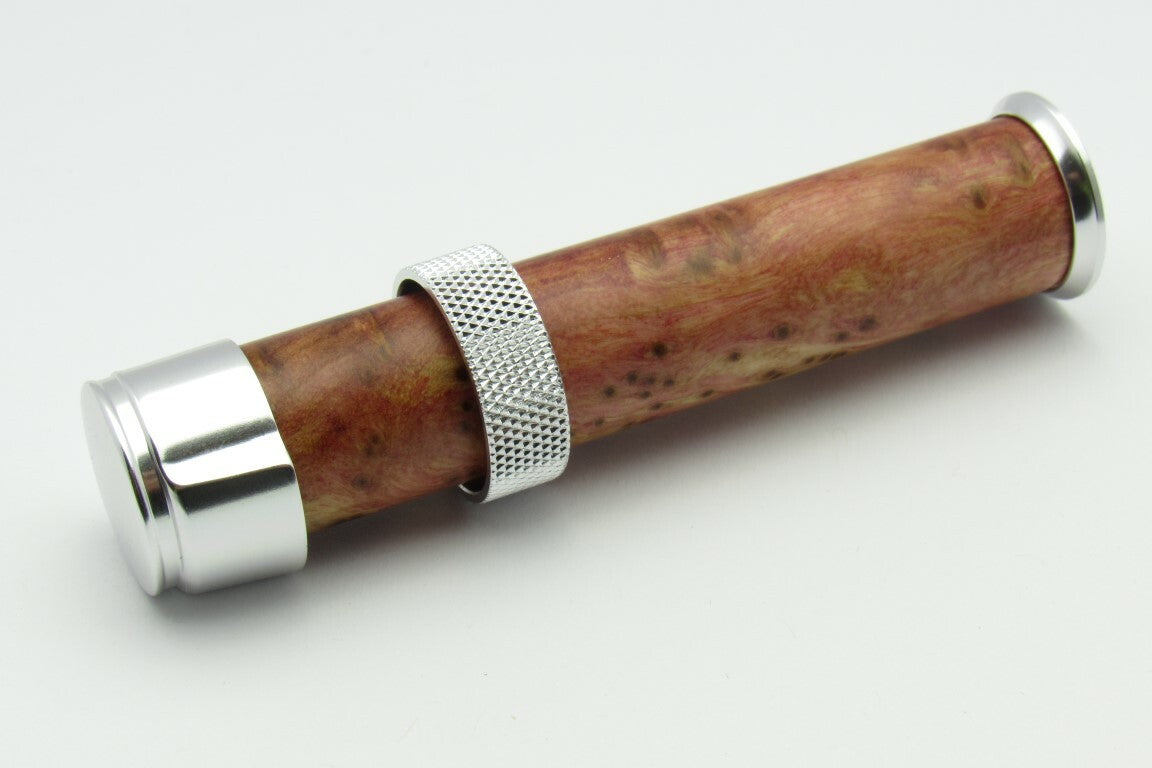 Cap & Ring Downlock Fliegenruten Rollenhalter Ultralight - chrome