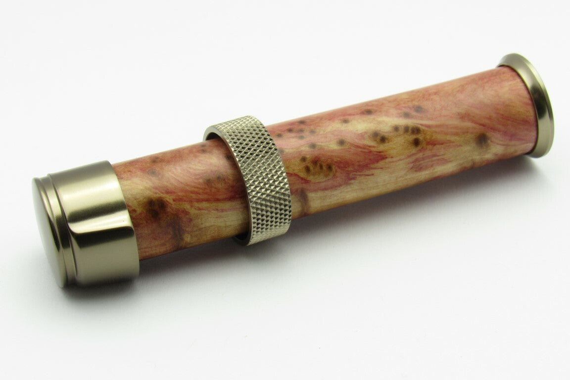 Cap & Ring Downlock  Fliegenruten Rollenhalter Ultralight - smoked titanium