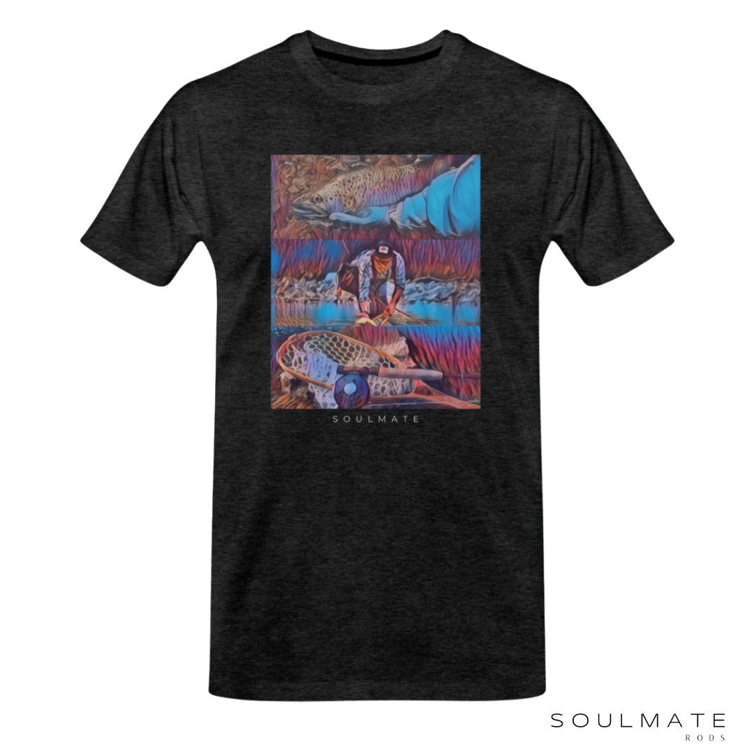 Soulmate T-Shirt Heather Grey FISH PSYCHO TEE