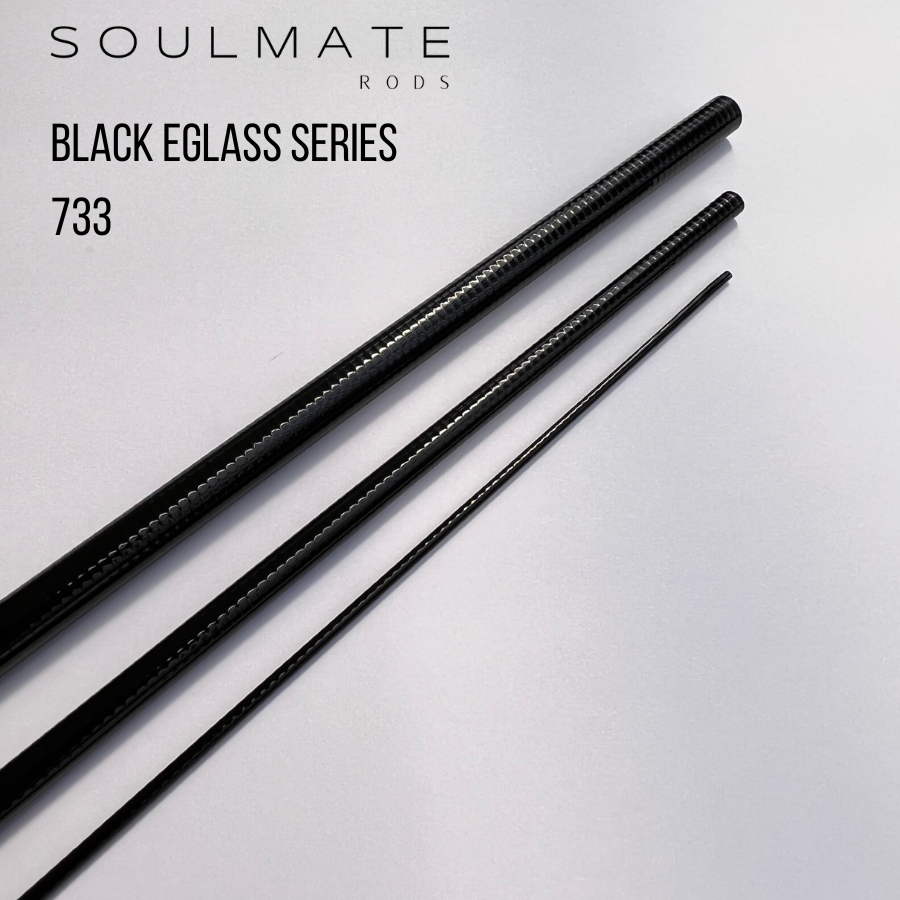 Soulmate Black Series 733 Fiberglass Blank 7.3ft 3wt 3pc