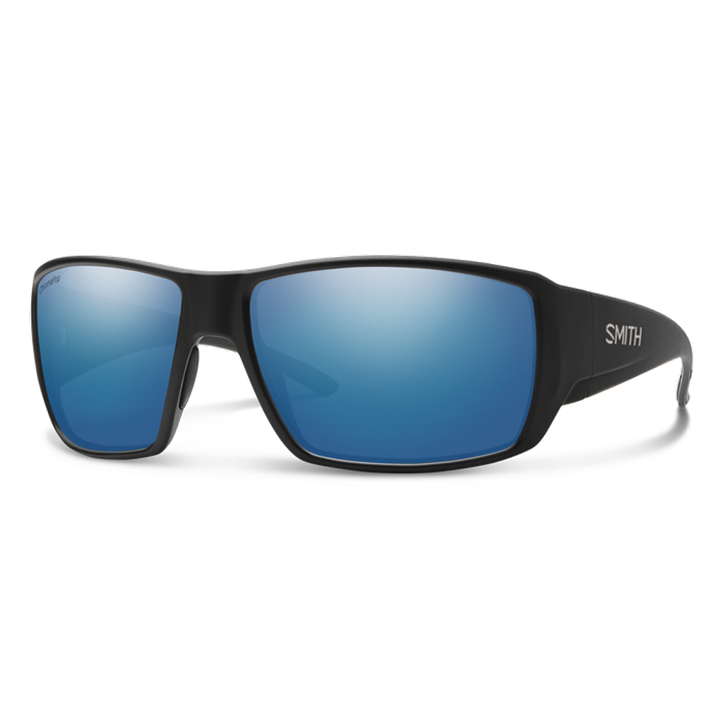 Smith Optics - Guide's Choice Noir mat Miroir bleu
