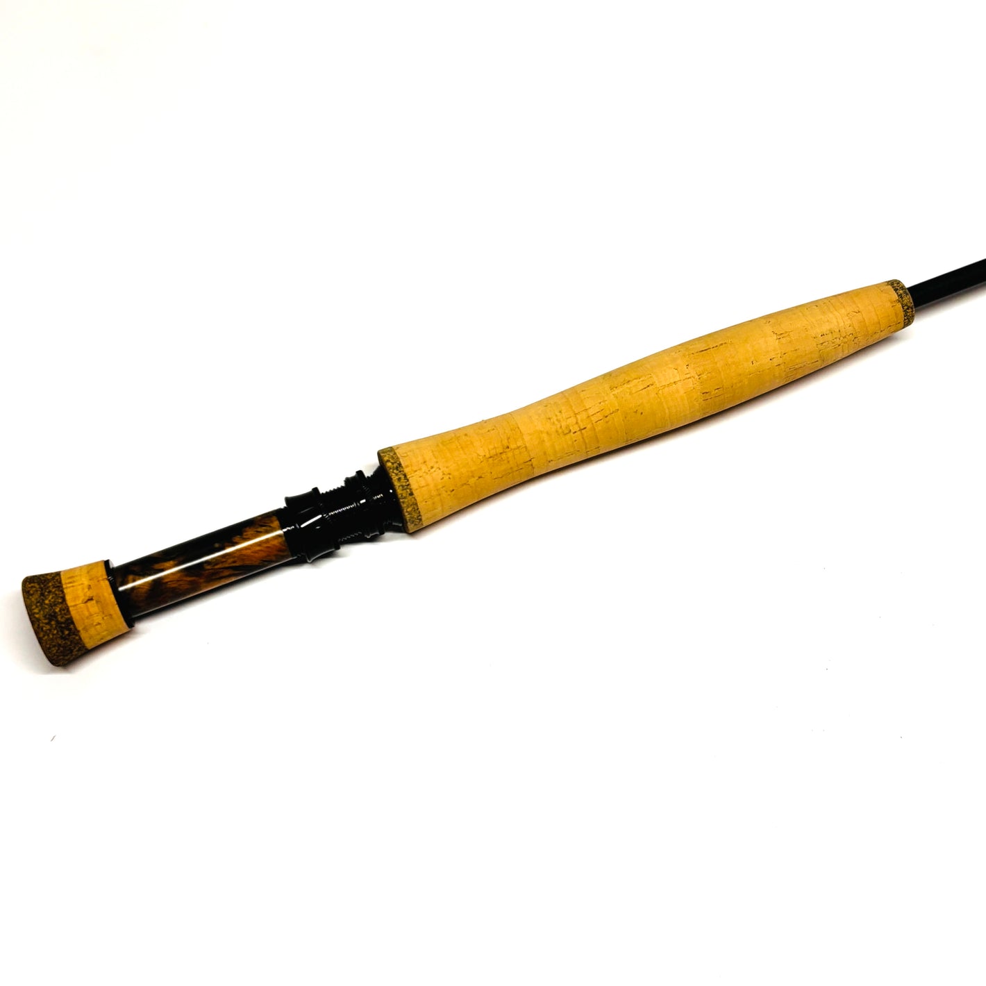 Fliegenruten Rollenhalter & Griff Set Kork Nymphing Downlock