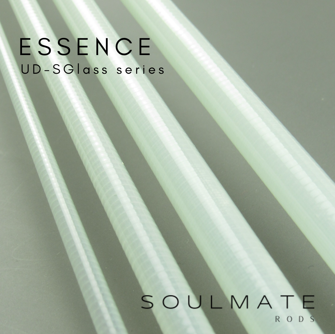 Soulmate Essence UD S-Glass Fiberglas Blank 805 - 8ft 5wt 4pc clear