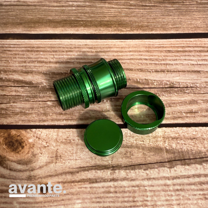 Avante UL6 Fliegenruten Uplock Rollenhalter Hardware Set #4-6 grün