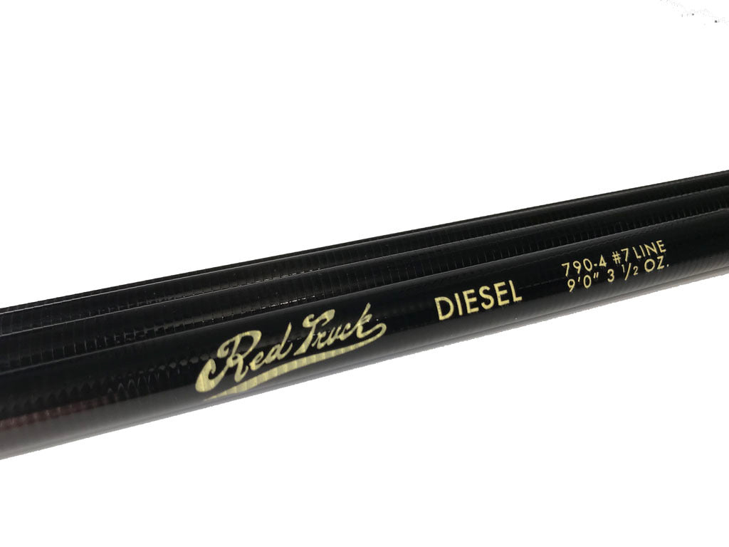 Canne à mouche Red Truck Diesel 590C - Blank de 9 pieds 5wt en 4 pièces