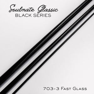 Soulmate Black Series 703 Fiberglas Blank 7ft 3wt 3pc