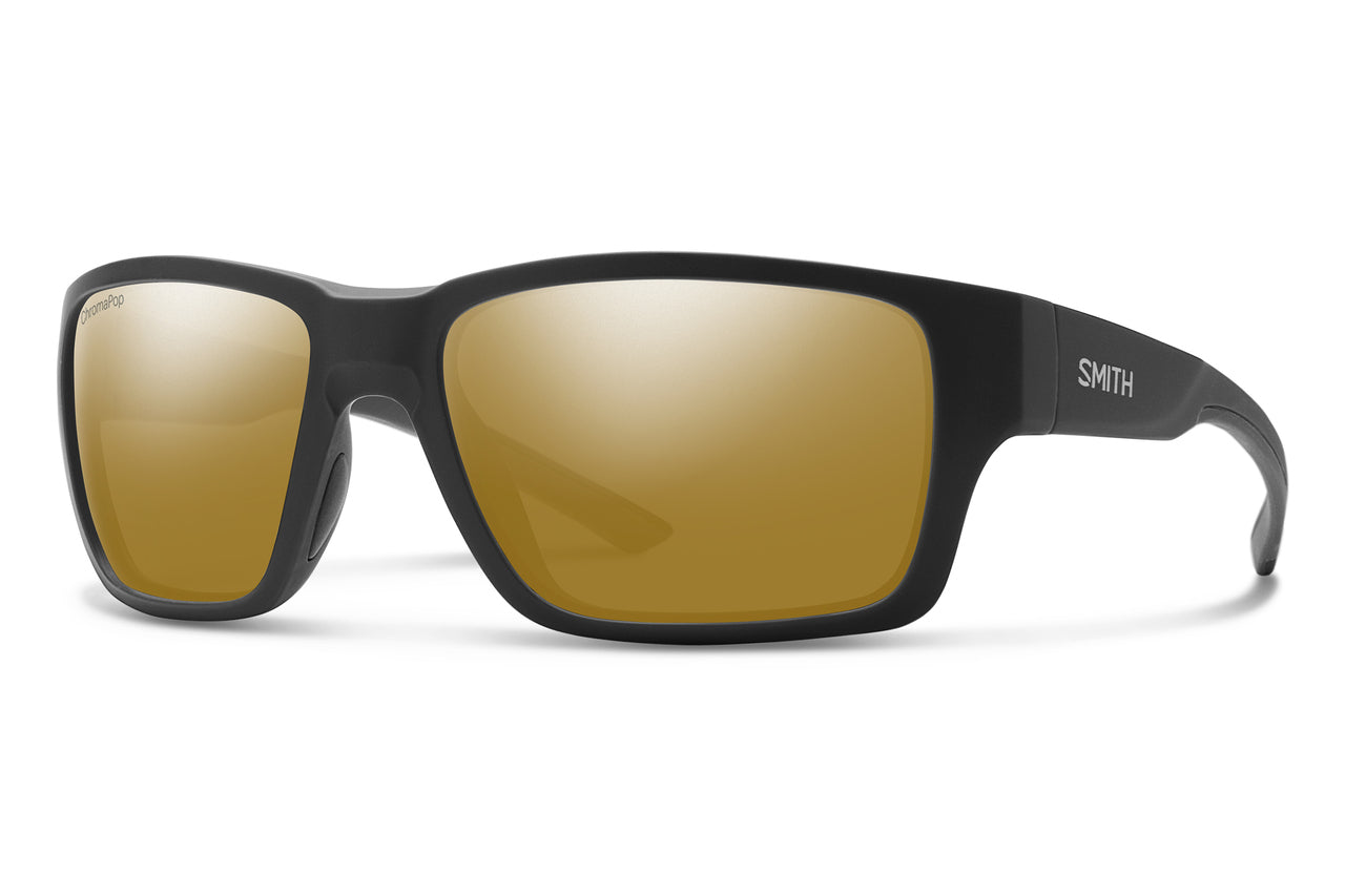 Smith Optics - Outback Matte Black Polar Bronze Mirror Polbrille