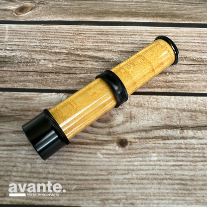 Porte-moulinet pour canne à mouche avec capuchon et anneau Downlock, incl. Insertion de loupe