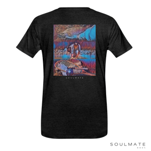 Soulmate T-Shirt Heather Grey FISH PSYCHO & LOGO TEE