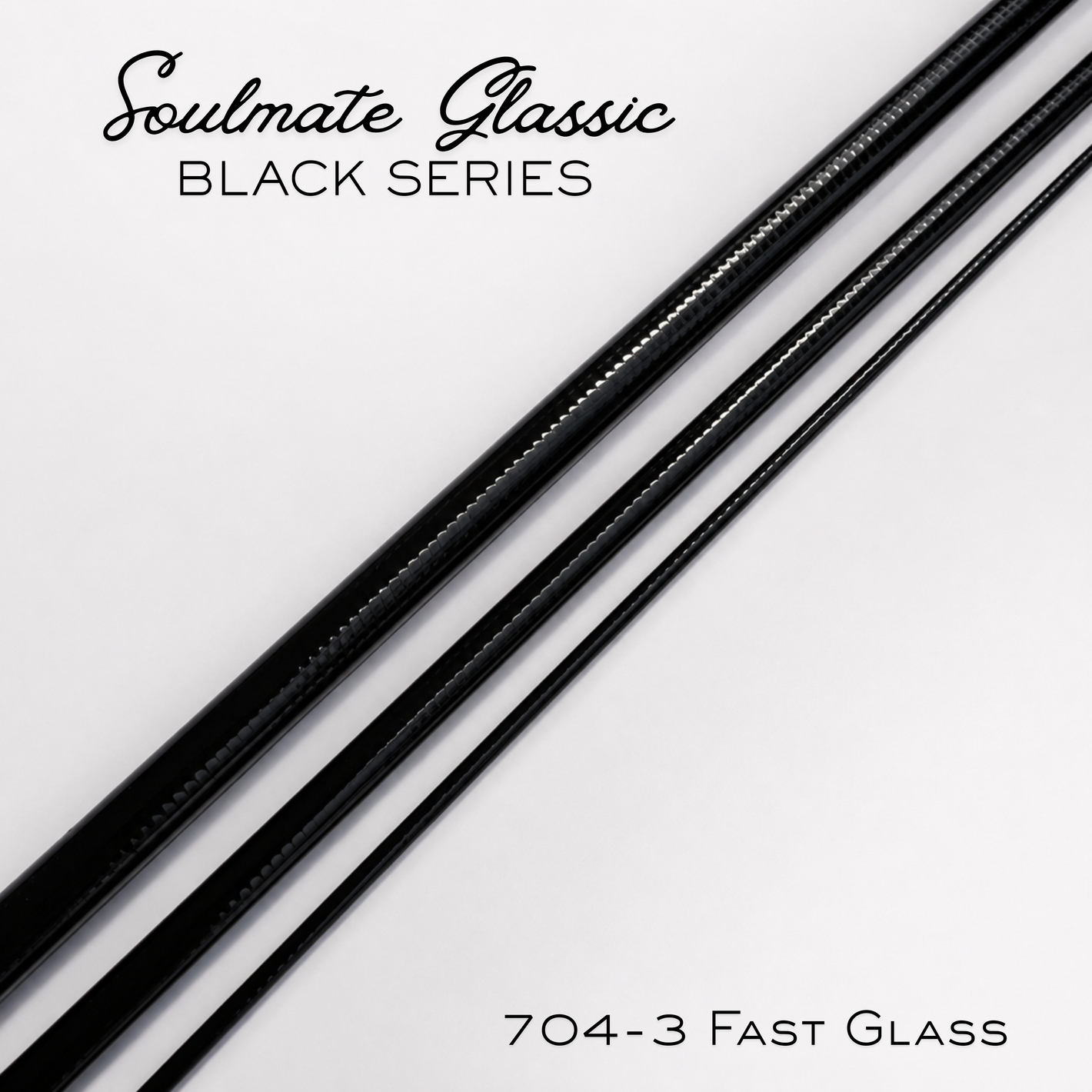 Soulmate Black Series 704 Fiberglas Blank 7ft 4wt 3pc