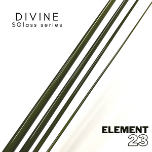 Élément 23 – Divine Sglass Blank 602-4 6 pi 2 wt 4 pièces olive
