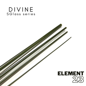 Élément 23 – Divine Sglass Blank 602-4 6 pi 2 wt 4 pièces olive