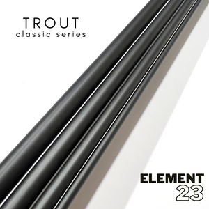 Element 23 – Trout Classic HM 690c - 9ft 6wt 4pc matt schwarz