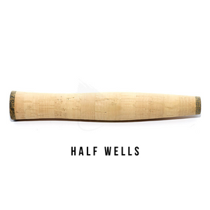 Cork handle for fly rod model AAA - Half Wells