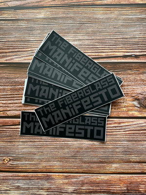 T.F.M - Throwback Decal Sticker 17cm schwarz