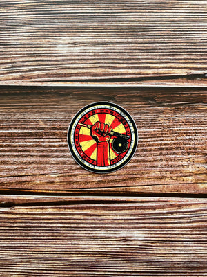 T.F.M - Comrade Decal Sticker 7cm rund