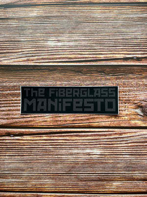 T.F.M - Throwback Decal Sticker 17cm schwarz