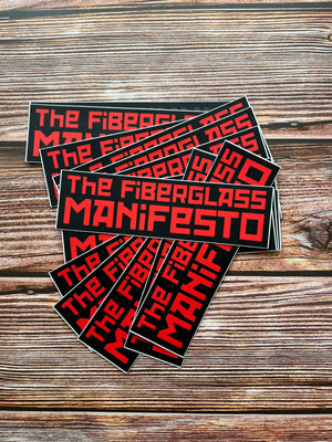 T.F.M - Throwback Decal Sticker 17cm rot