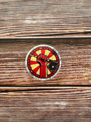 T.F.M - Comrade Decal Sticker 8cm rund