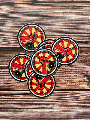 T.F.M - Comrade Decal Sticker 7cm rund