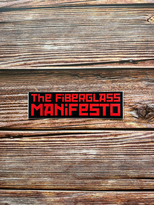 T.F.M - Throwback Decal Sticker 17cm rot