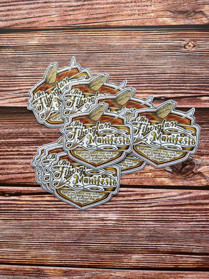 T.F.M - Beer Can Decal Sticker Double Deuce