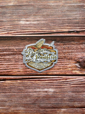 T.F.M - Beer Can Decal Sticker Double Deuce