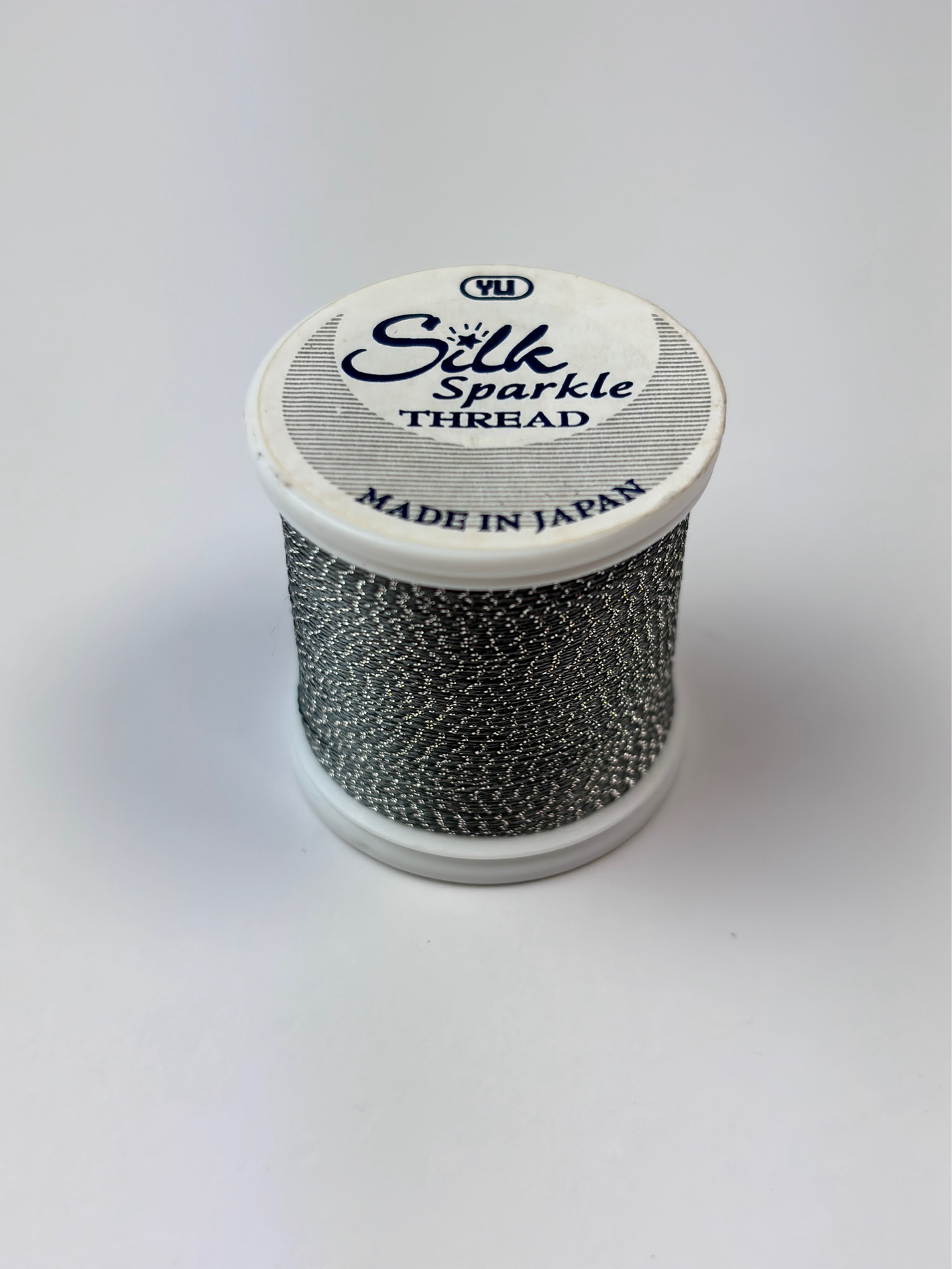 YLI Rutenbau Bindeseide Black Silver Sparkle 100m