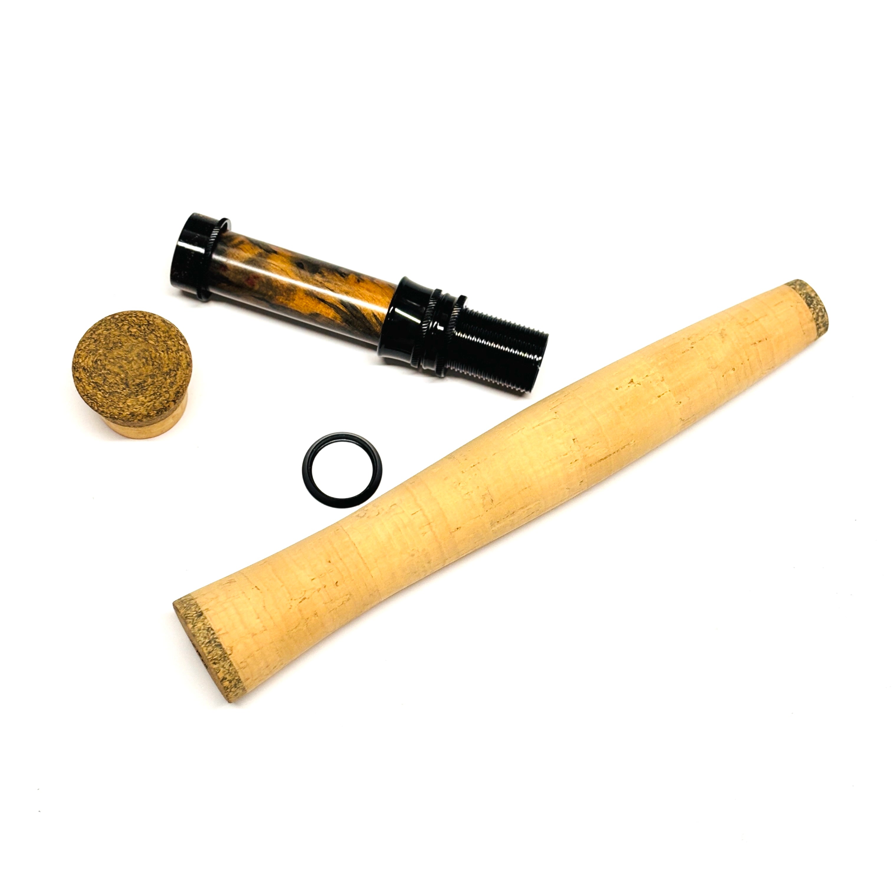 Fly Rod Reel Seat & Grip Set Cork Nymphing Downlock