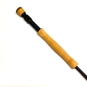 Ensemble porte-moulinet et poignée pour canne à mouche, noir, Full Wells 7-9wt