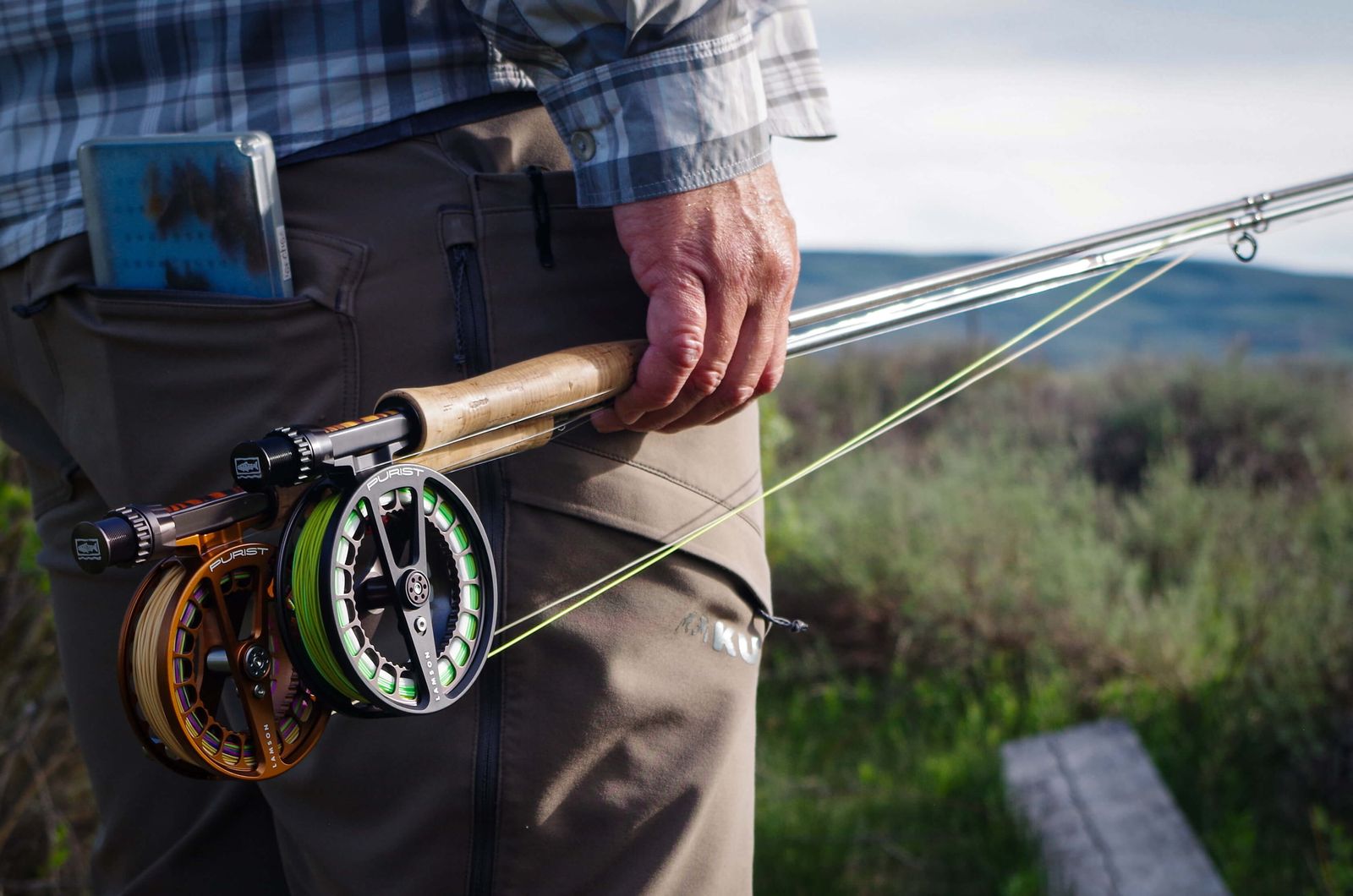 Waterworks Lamson Purist II Reel - Tribute fly reel
