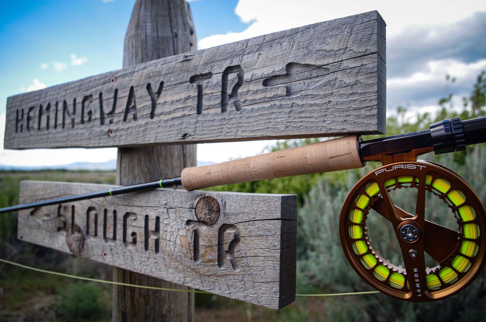 Waterworks Lamson Purist II Reel - Tribute fly reel