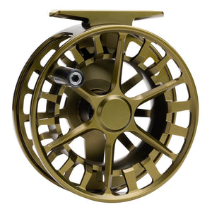 Waterworks Lamson Guru S -3+ Fliegenrolle Reel olive Green