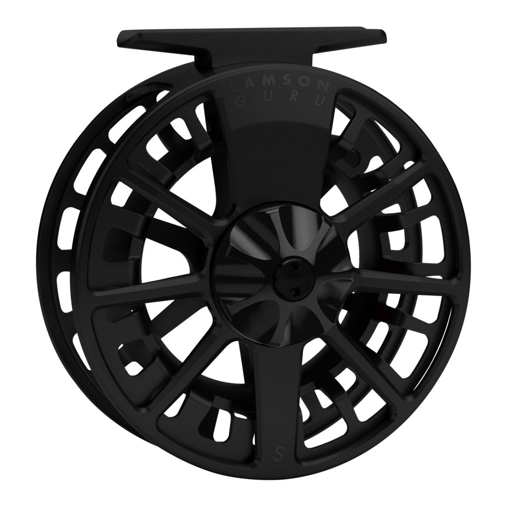 Waterworks Lamson Guru S -5+ Fly Reel Reel Blackout 