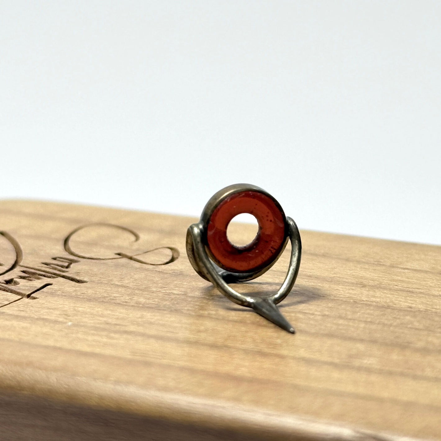 Struble USA natural Agate ring 9mm