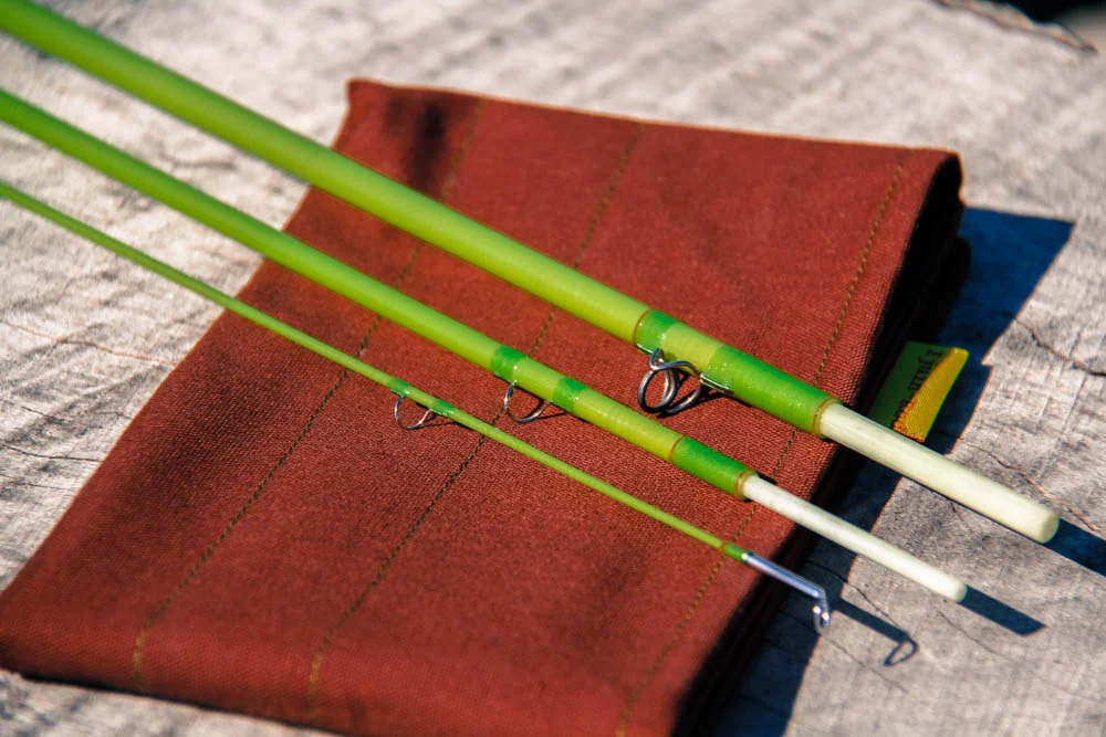 Canne à mouche Ijuin Rod Yomogi en fibre de verre