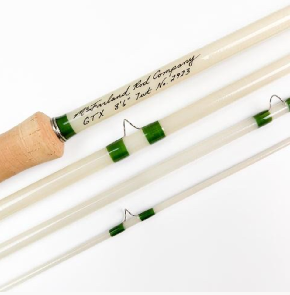 McFarland GTX 864 Fliegenruten 8´6ft 4wt Fiberglas Blank