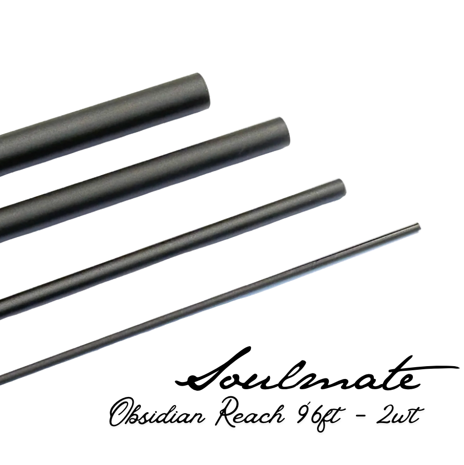 NEW! Soulmate Obsidian Reach 962 - 9´6ft 2wt HM Fliegenrutenblank
