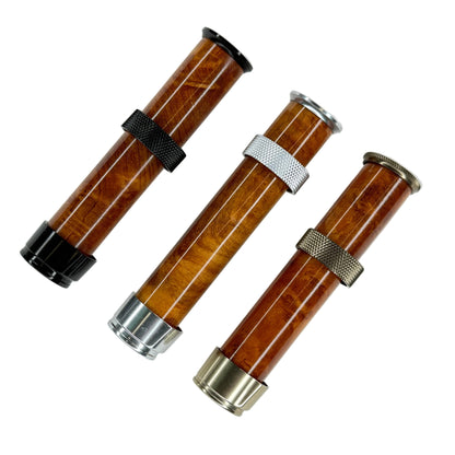 Porte-moulinet de canne à mouche ultraléger à verrouillage par bague et capuchon