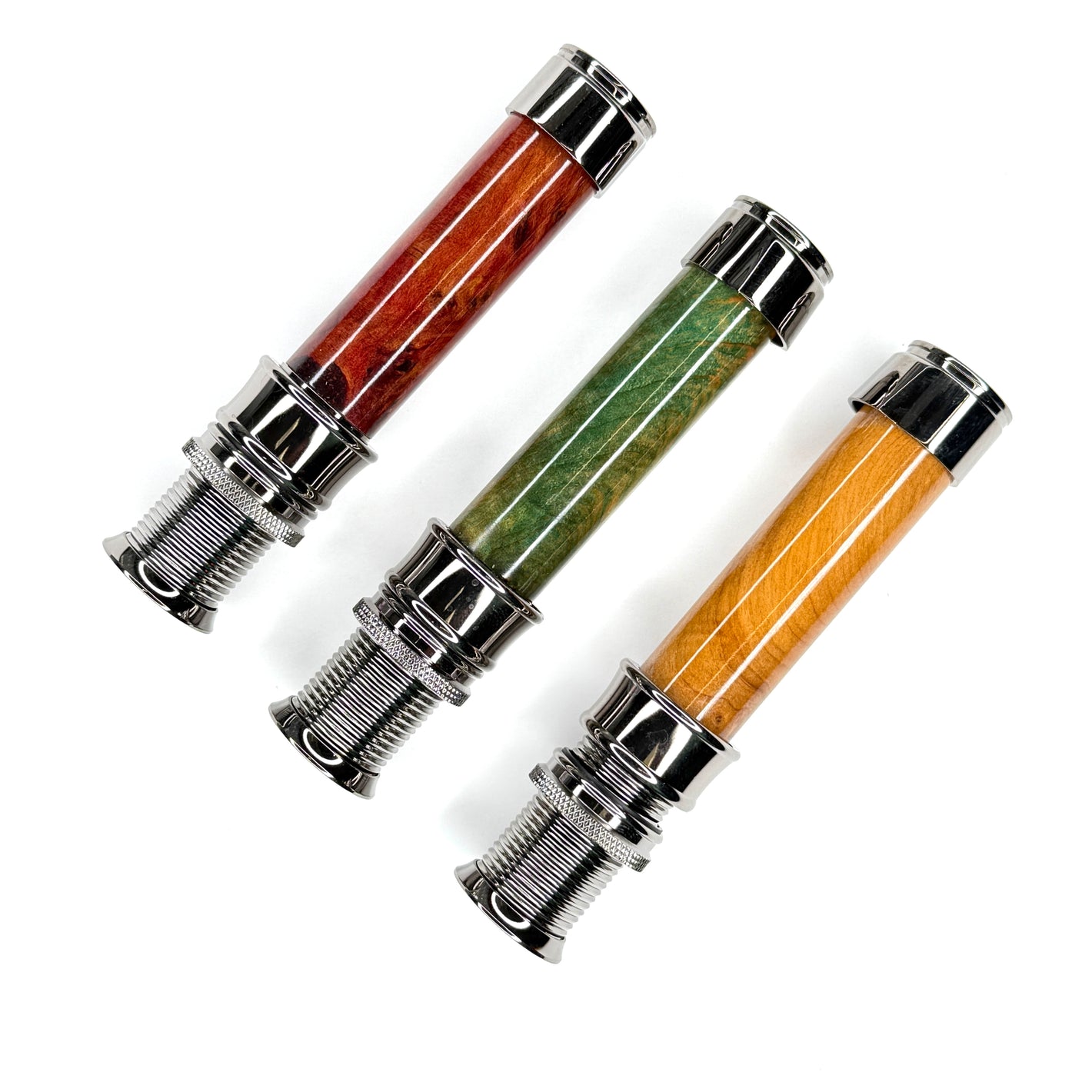 Avante Studio Parts Canne à mouche UL18 Support de moulinet Downlock Nickel foncé avec insert