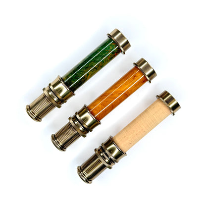 Porte-moulinet Uplock pour canne à mouche personnalisée Avante Studio Parts, doré, incl. Insérer