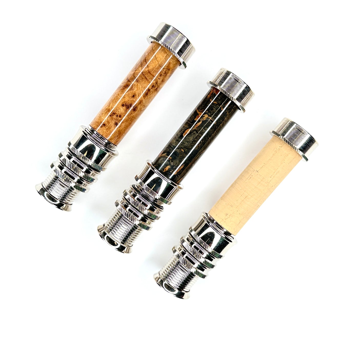 Porte-moulinet Avante HD Spey pour canne à mouche, maillechort, avec insert.