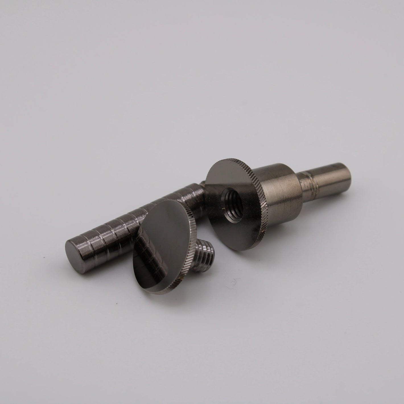 Fly Rod Fighting Butt Adapters Dark & Bright Nickel Silver # 3-6