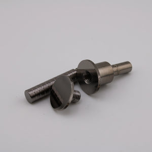 Adapter für Fliegenruten Fighting Butt Dark & Bright Nickel Silber # 3-6