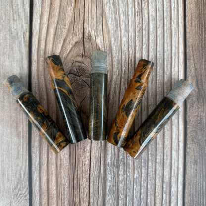 Inserts en bois fins pour porte-moulinets Snakebrand, Avante, Struble &amp; Lemke LC1, LC7 Alps RAK7 et autres porte-moulinets de 16 mm