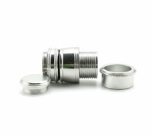 Lemke Concepts LCR1 Up Lock Reel Seat Hardware - Bright Nickle Silver