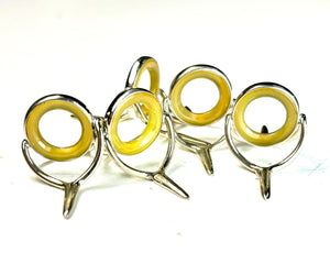 Struble USA Agate 10mm Ring - LEMON MERINGUE