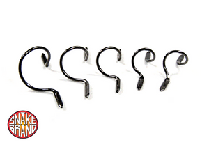 SnakeBrand Universal Snake Guides - Black Nickel - Lightwire fly rod rings